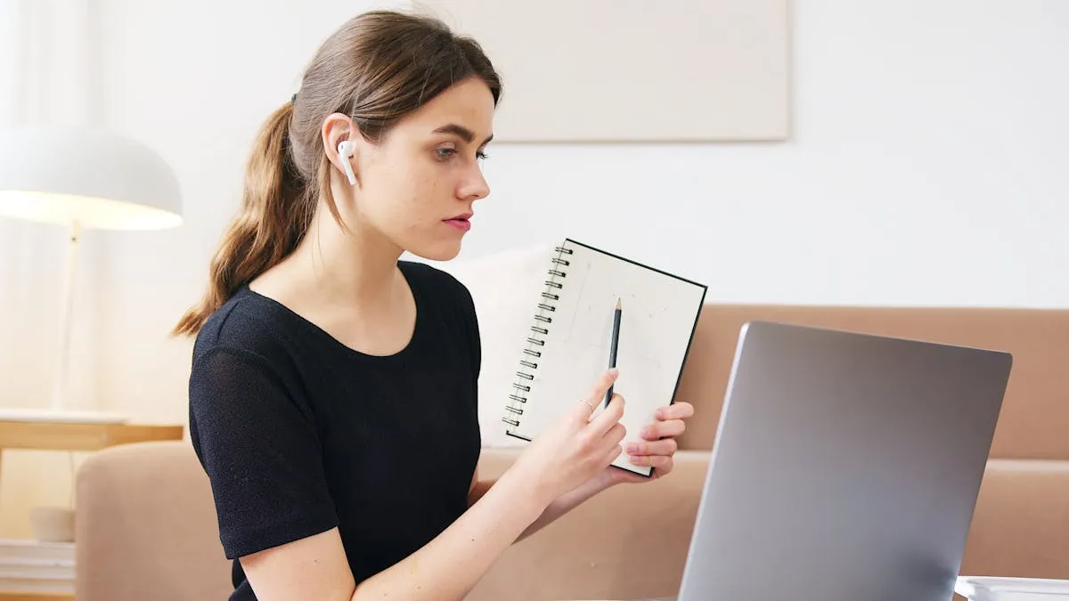 IB Mathematics AA/AI student in an online tutoring session